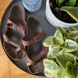 Oil-Rubbed Leather Birkenstocks